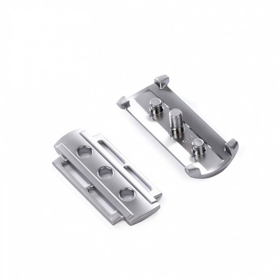 Companion Unisex Safety Razor Silver Matt - Stone