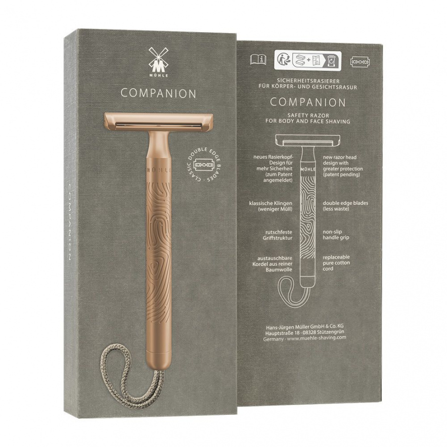 Companion Unisex Safety Razor Rose Gold