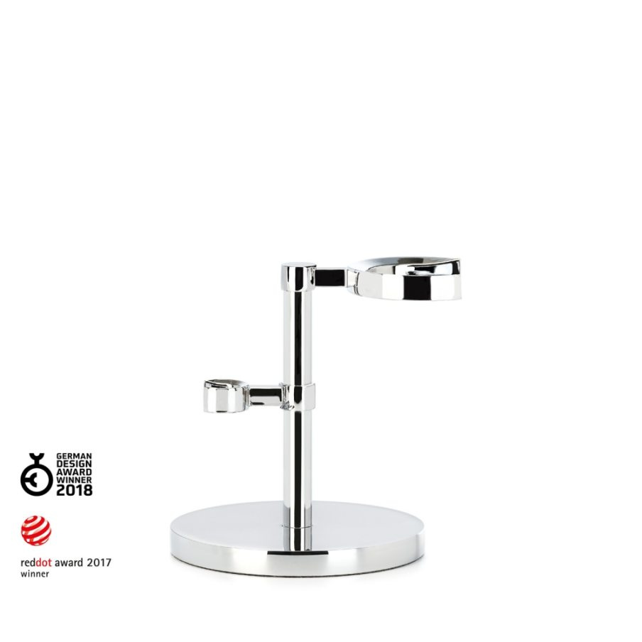 HEXAGON Stand for shaving sets chrome 