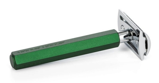 Hexagon Safety Razor Anodised Aluminum Forest