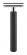 Hexagon Safety Razor Anodised Aluminum Graphite Hexagon Safety Razor Anodised Aluminum Graphite