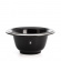 ACCESSORIES Shaving bowl Porcelain, black, platinum rim ACCESSORIES Shaving bowl Porcelain, black, platinum rim