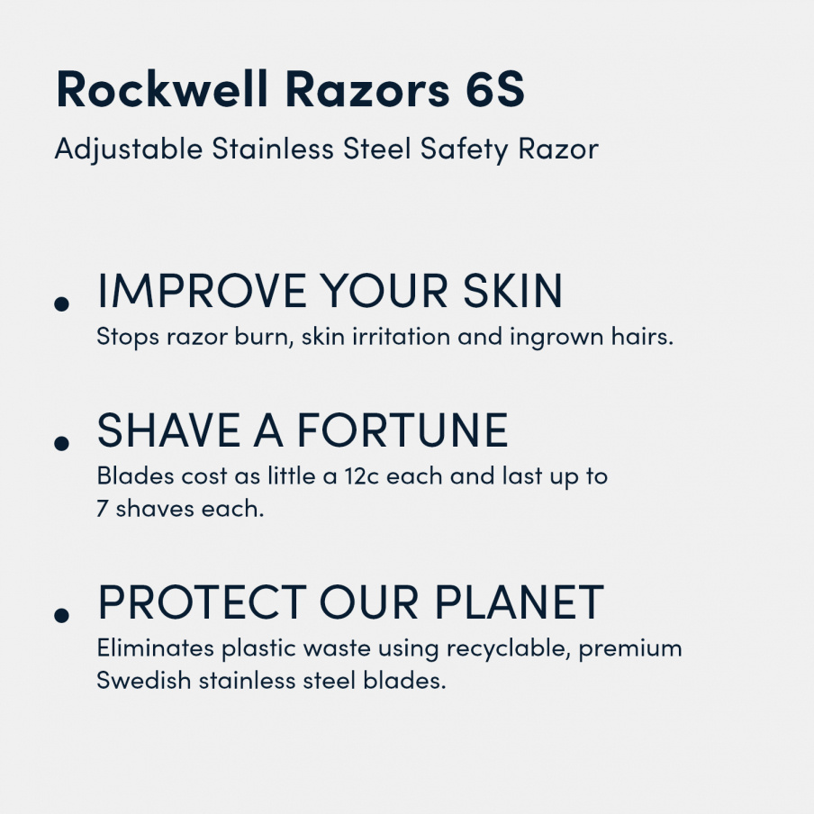 Rockwell 6S - Stainless Steel Razor