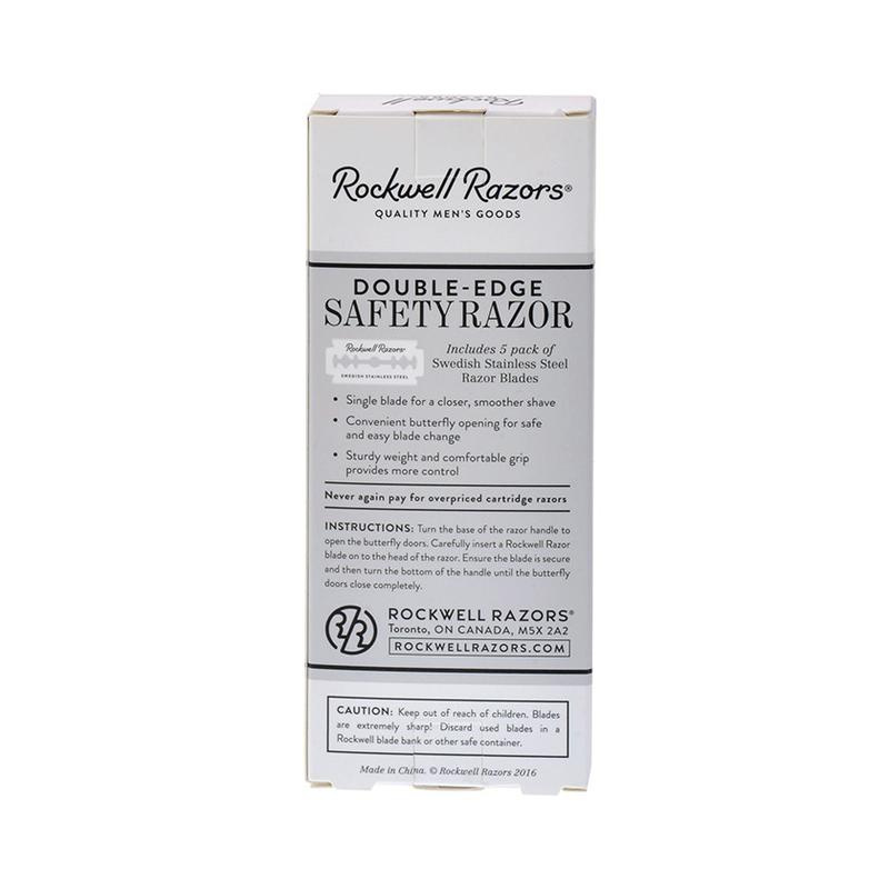 Rockwell R1 Double Edge Safety Razor Gunmetal