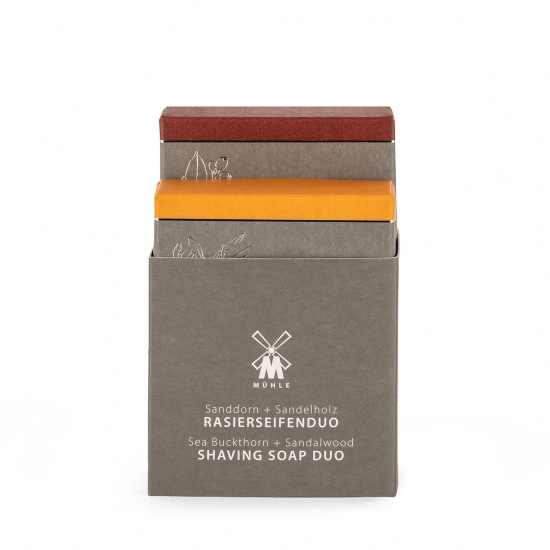 Shaving Soap Duo With Sea Buckthorn And Sandalwood