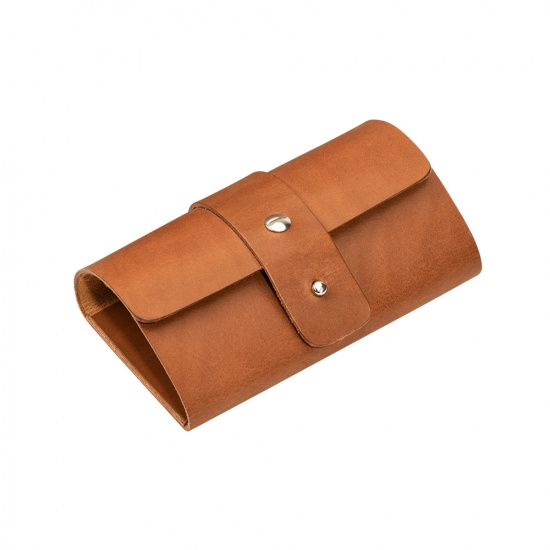 Small Travel Leatherbag, Made Of Cowhide, With gillettei34 fusioni34 Razor And Trave