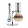 TRADITIONAL set: safety razor shaving brush metal silvertip badger TRADITIONAL set: safety razor shaving brush metal silvertip badger
