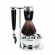 RYTMO set razor Fusion shaving brush bowl resin black synthetic