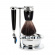 RYTMO set razor Fusion shaving brush bowl resin black synthetic RYTMO set razor Fusion shaving brush bowl resin black synthetic