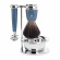 Rytmo Safety Razor Shaving Set Black Fiber Resin Petrol Blue Rytmo Safety Razor Shaving Set Black Fiber Resin Petrol Blue
