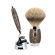 EDITION NO 3 Shaving set Gillette Fusion Bog oak and sterling silver brush
