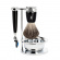 RYTMO set razor Fusion shaving brush bowl High-grade resin black pure badger